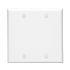 2 Gang Blank Wall Plate-LEV