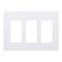 3 Gang Claro Wall Plate-LUT