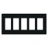 5 Gang Claro Wall Plate-LUT