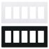 5 Gang Claro Wall Plate-LUT