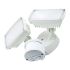 2-Head White LED Security Light-SAB