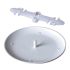 20pcs 3-1/2 to 4-Inch Ceiling Box Cover, White W Bracket