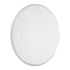 80pcs 5” White, Two Screw, Round Ceiling Box Cover