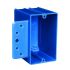 100pcs Single Gang Plastic Outlet Box With Side Bracket