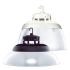 100W Sleek UFO LED High Bay Light w/ Reflector-WST-Polycarbonate Reflector-4000k-black