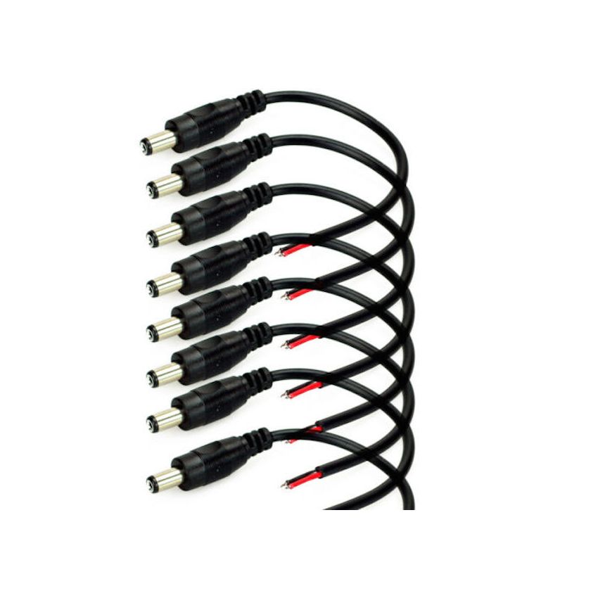 DC Male Connector w/ Wire-ALS
