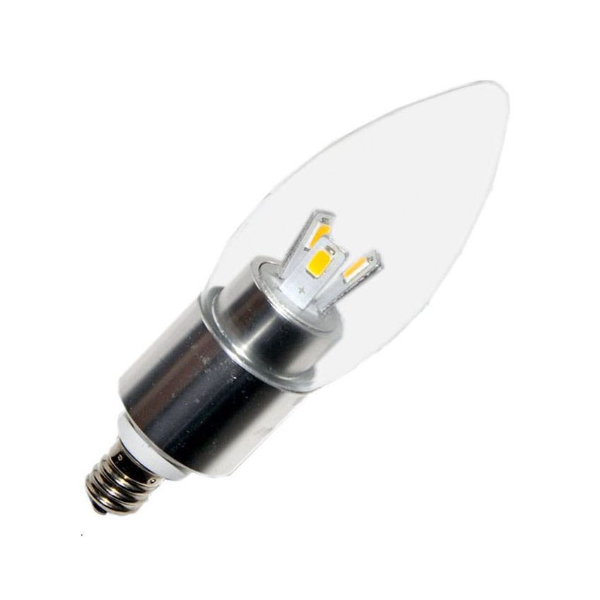 12V Candle Lamp 5W Clear 3000K-ENV