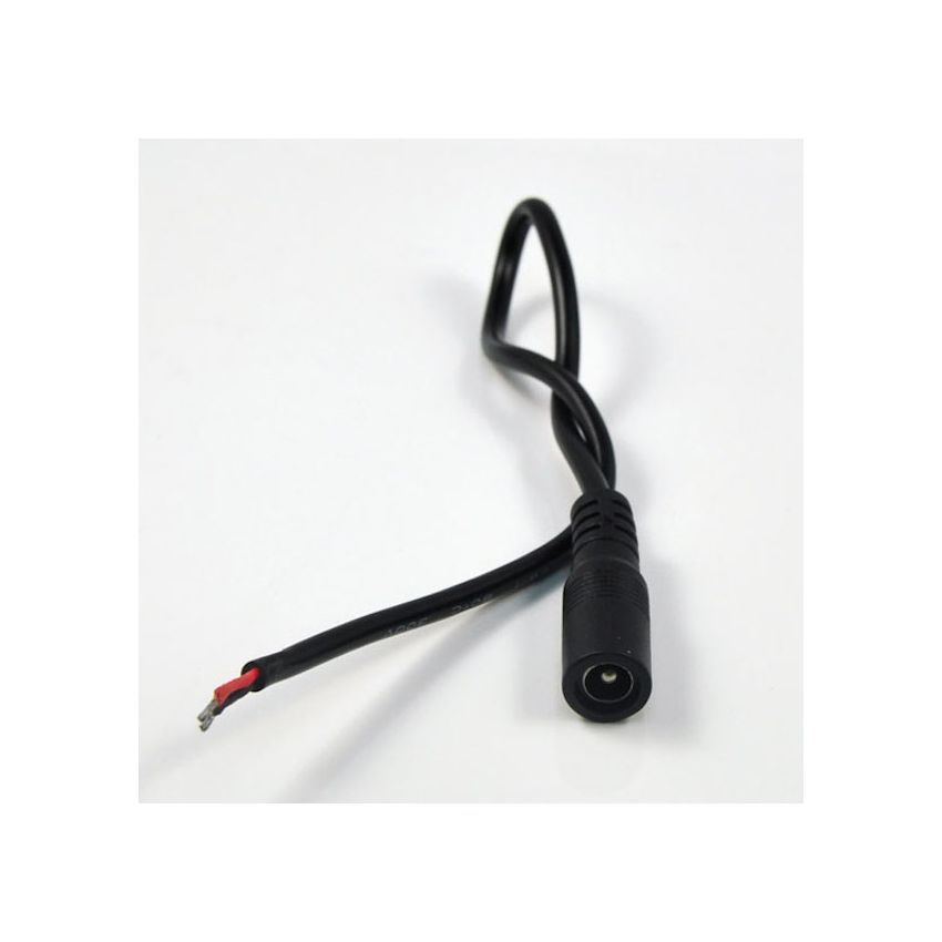 DC Female Connector w/ Wire-ALS
