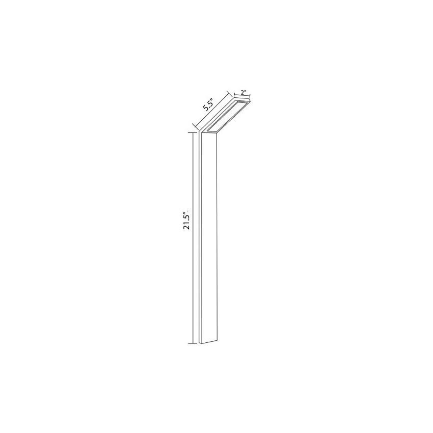 3W Slim Angled Path Light-ABB