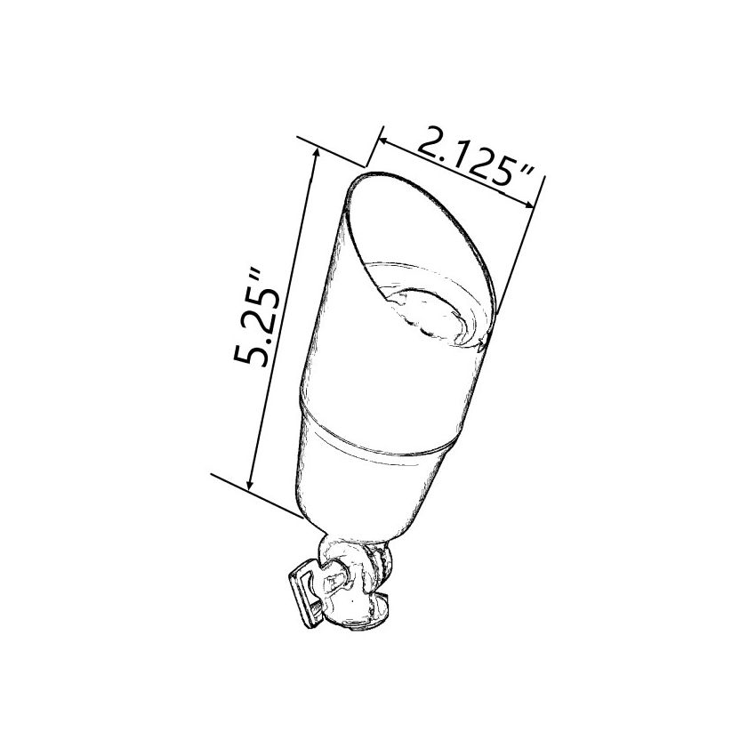 Cast Brass MR16 Landscape Up Light-ABB