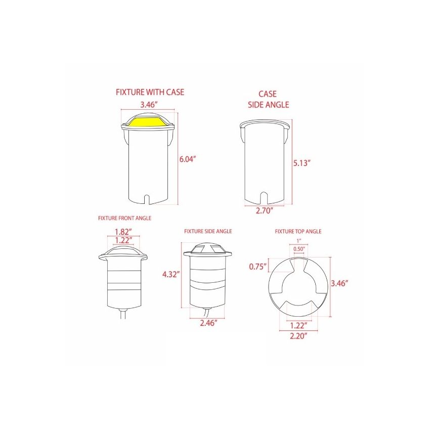 Tri-Directional Well Light-ABB
