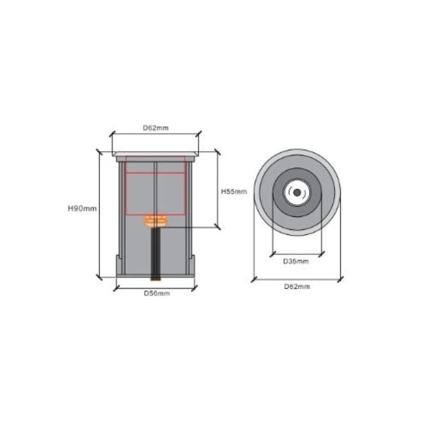 3W 12V Stainless Steel Well Light-ABB