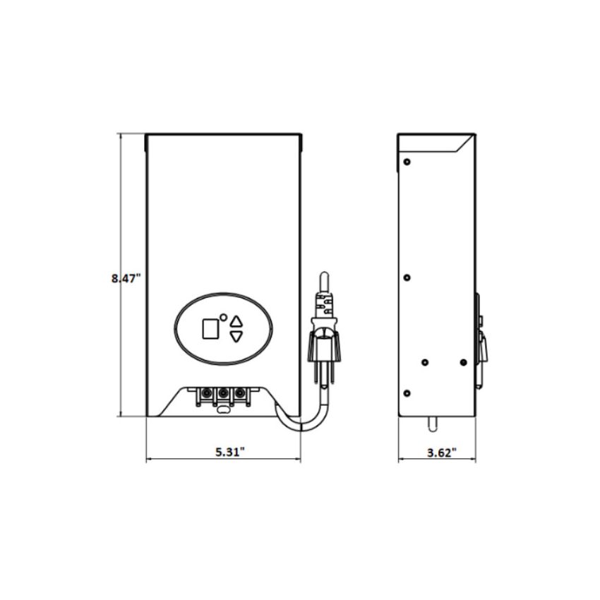 120W Digital Landscape Power Supply w/ Photocell and Timer-EMC