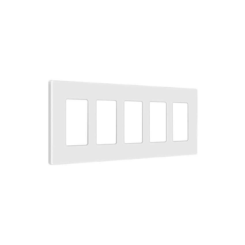 Screwless 5 Gang Wall Plate-EN