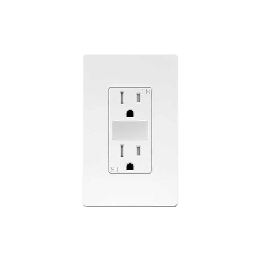 Receptacle w/ Built-in Day Light Sensor and Light-EN