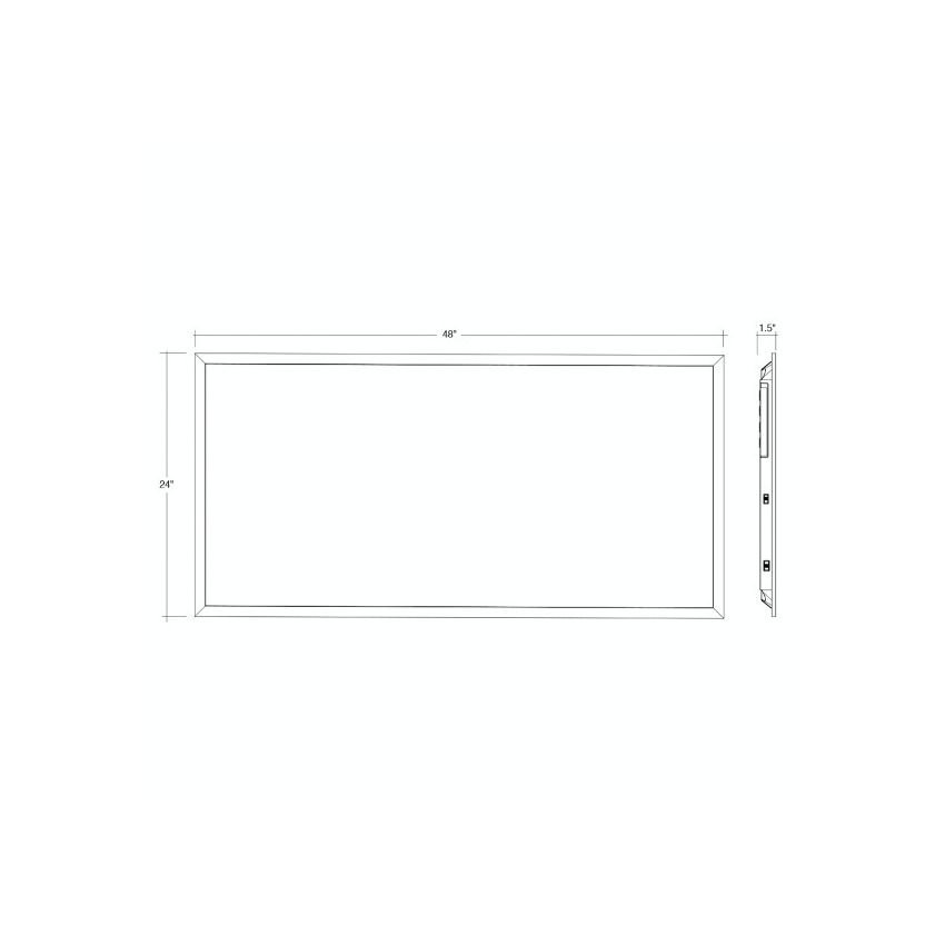 2x4 Back Lit 5-Color 3-Power Panel Light-ENV