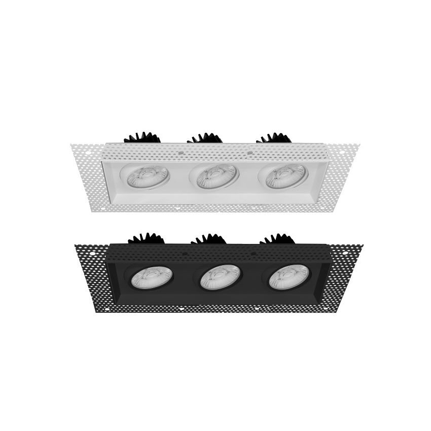 3 Head Trimless Adjustable 5CCT LED Downlight-ENV