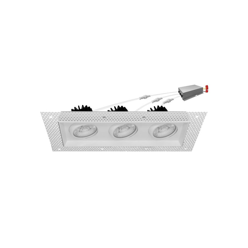 3 Head Trimless Adjustable 5CCT LED Downlight-ENV