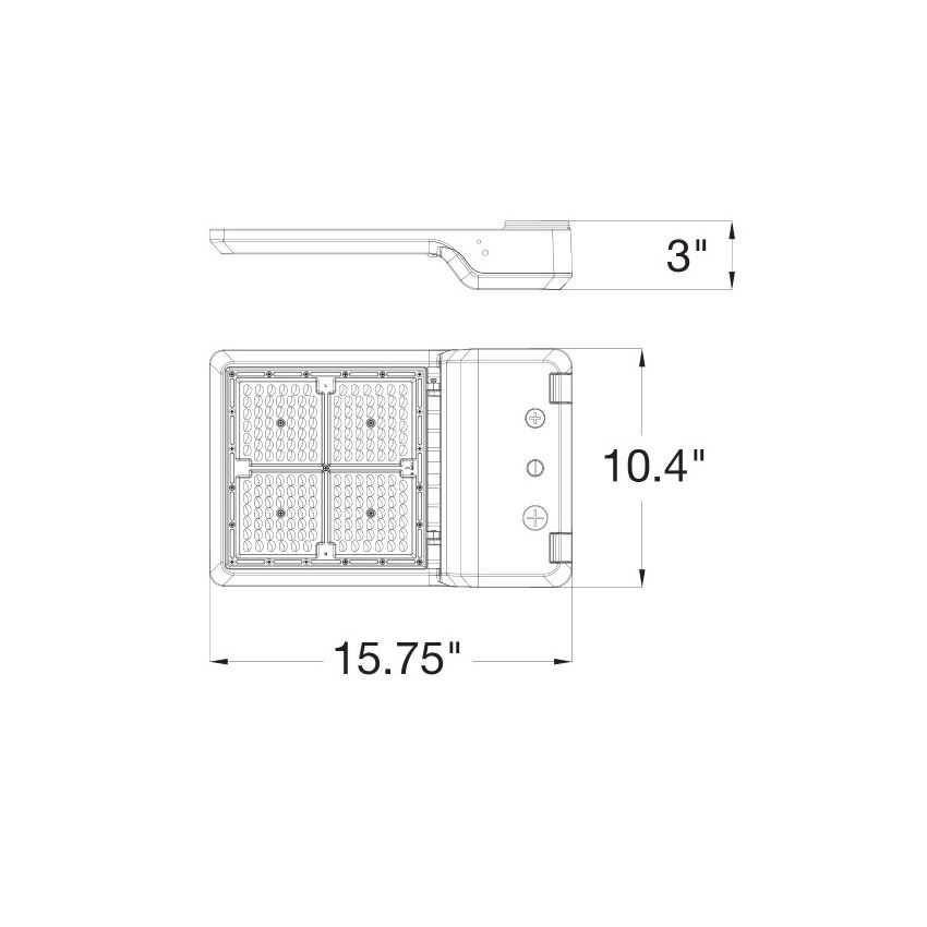 20W-100W Multi-Power Tri-Color Area LED Light-ENV