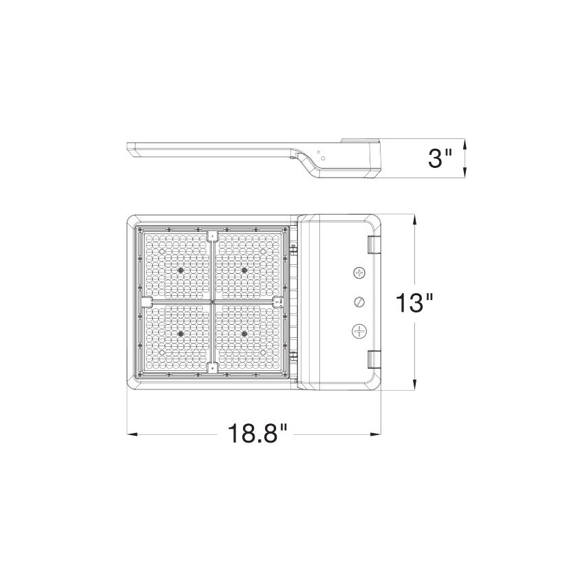 140W-240W Multi-Power Tri-Color Area LED Light-ENV