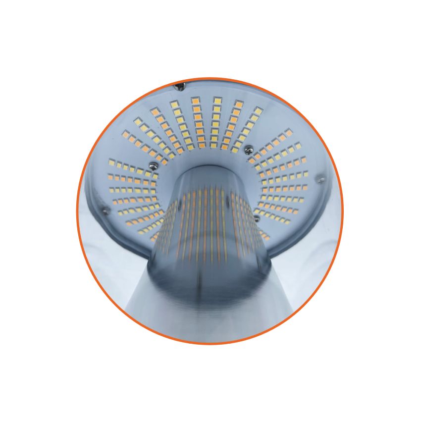 12/16/22W 5-Color Round Flat Cone LED Bollard-ENV