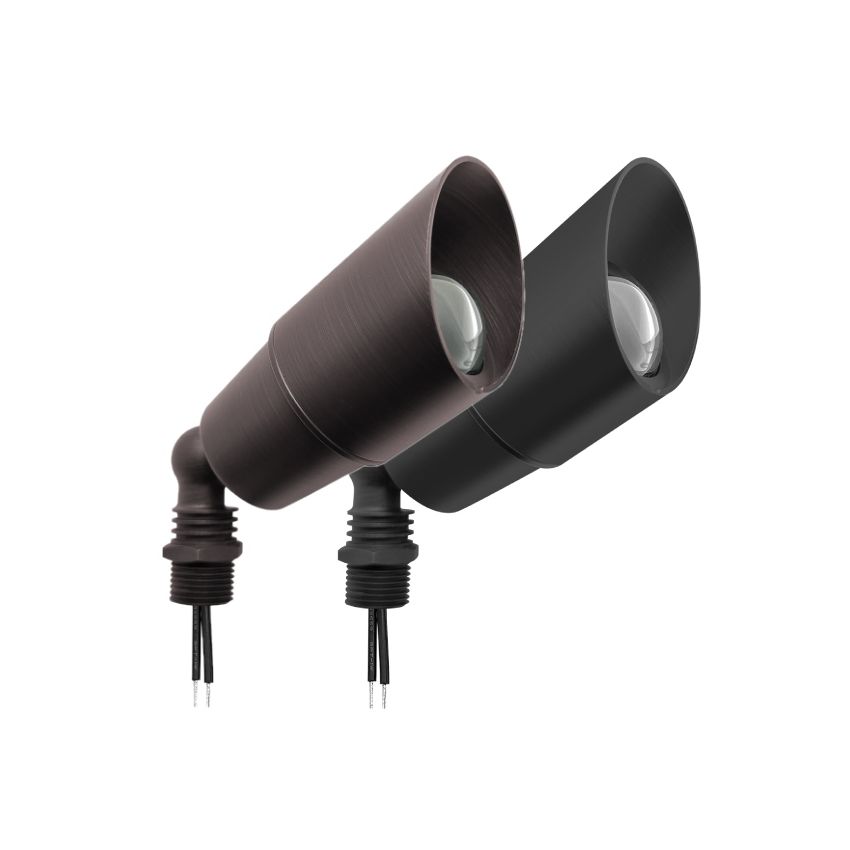 Solid Brass MR16 Modern Architectural Up Light-ENV