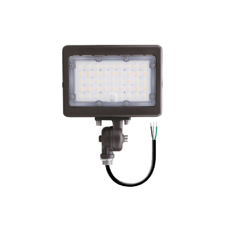 15W/30W Dual-Power Tri-Color Knuckle Mount LED Flood Light w/ Photocell-ENV