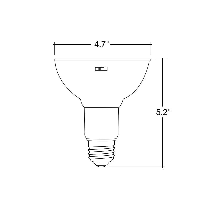 PAR38 13W 5CCT Dimmable LED Bulb-ENV