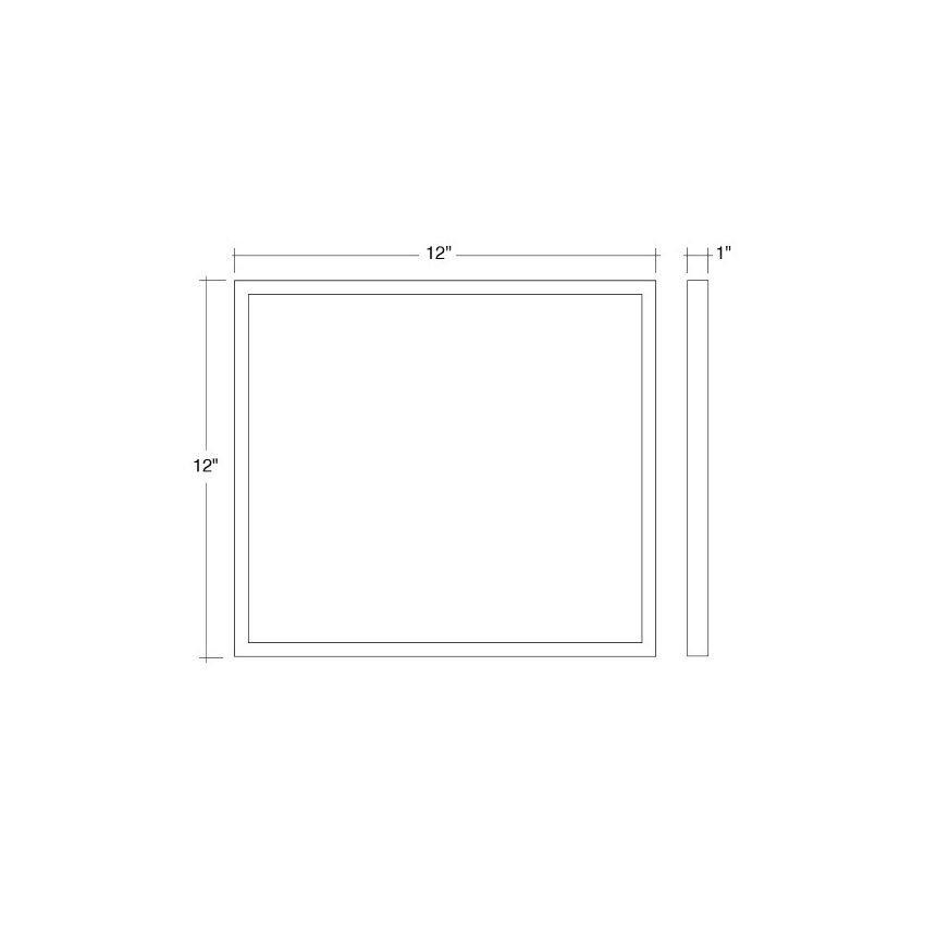 18W 1X1 Multi-Color Surface Mount Fixture-ENV