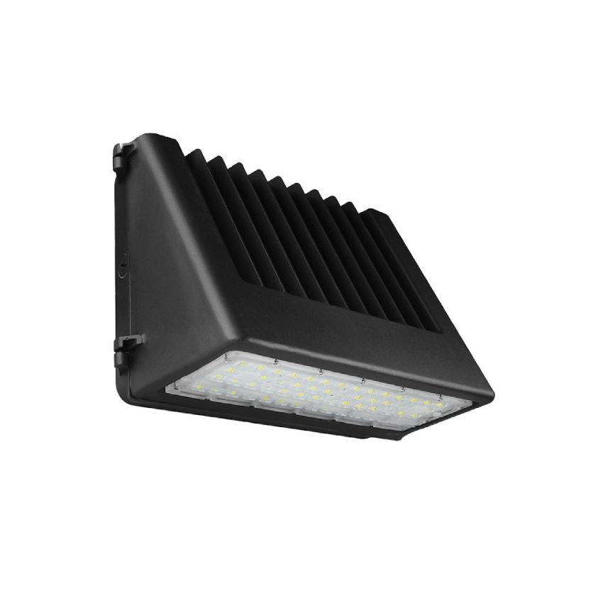 16/32/48/64/80W Tri-Color Cut Off Wall Pack w/ Photocell-ENV