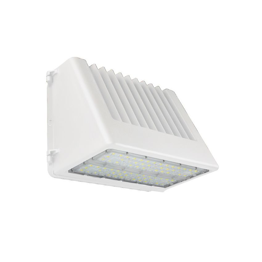 30W-150W Tri-Color Cutoff LED Wall Pack w/ Photocell-ENV