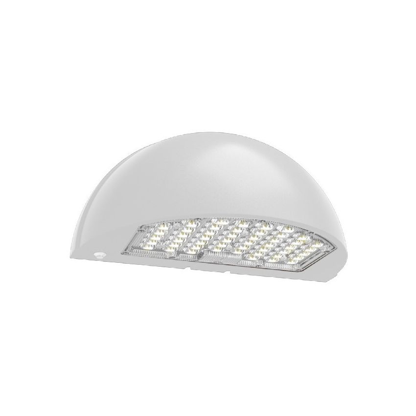 48/64/80W Tri-Color Semi-Circle Wall Pack w/ Photocell-ENV