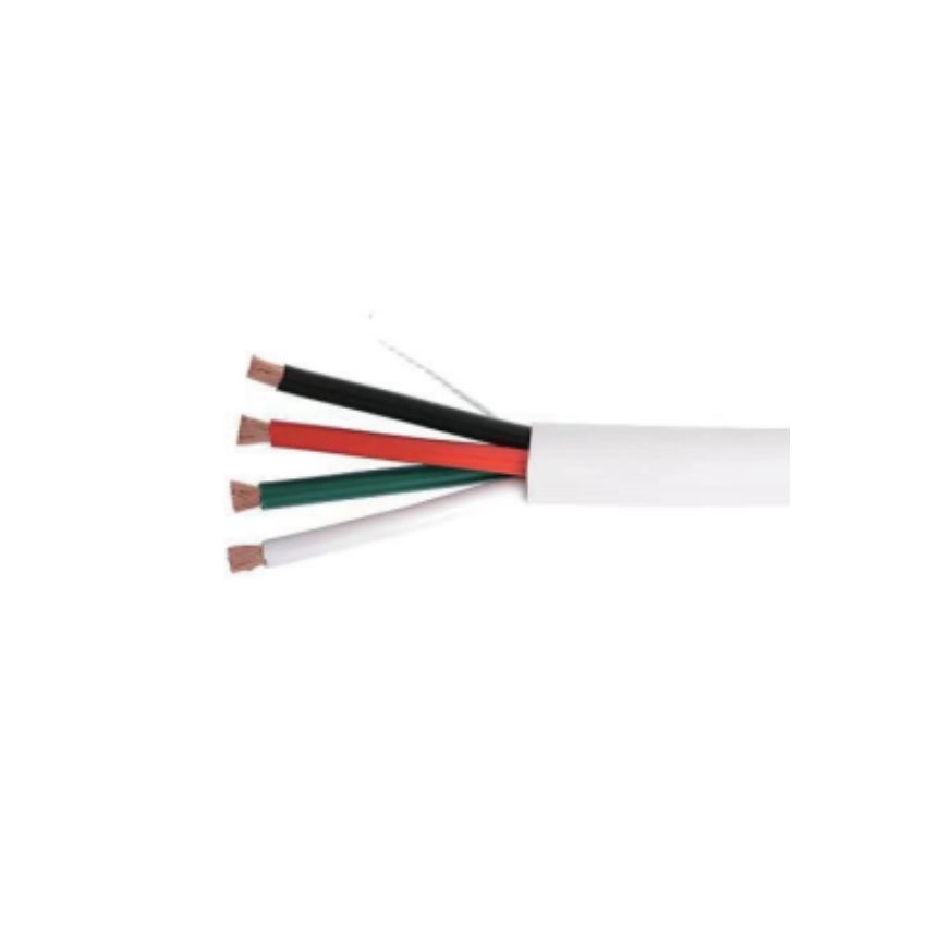 16/4 RGB LED Wire White 500'-JET