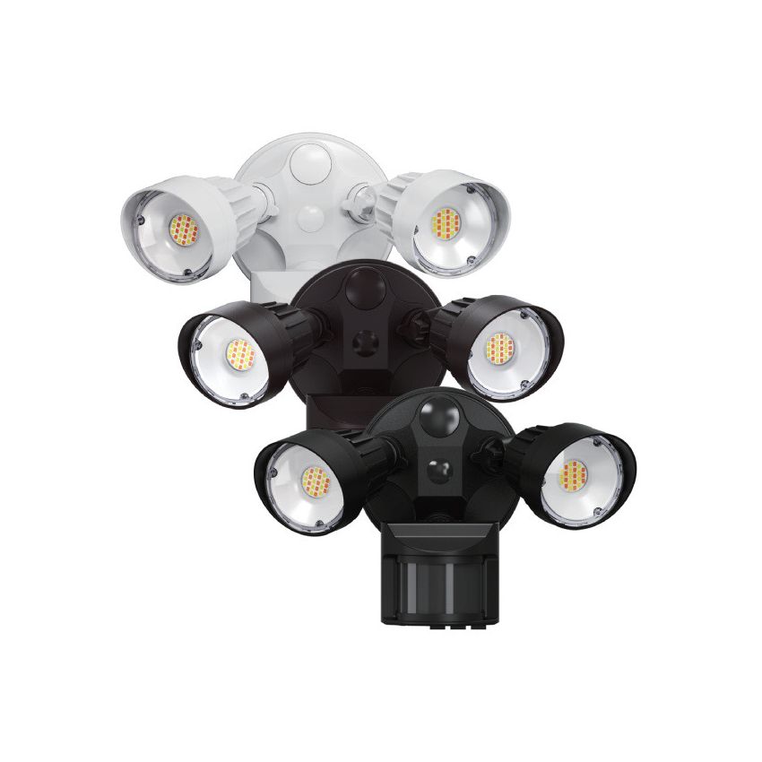 20W Tri-Color 2 Head Security Light-JET