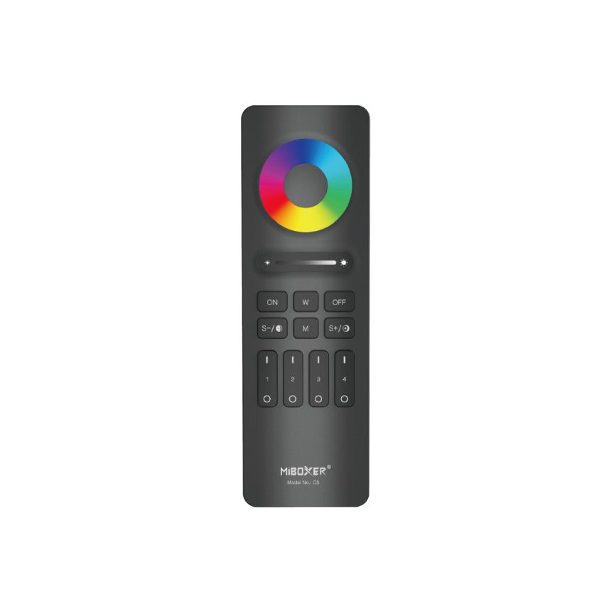 Black Mi Light Wireless 4 Zone RGB/W/CCT Button Controller