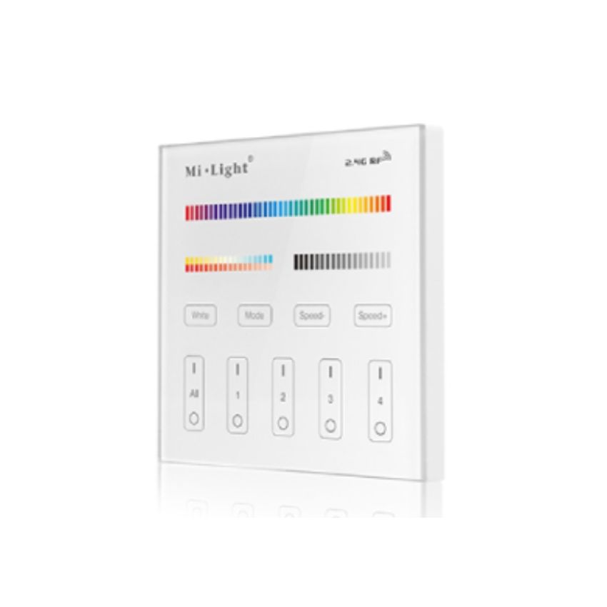 RGB + Tunable White 4 Zone Mi Light Wall Remote Controller Set