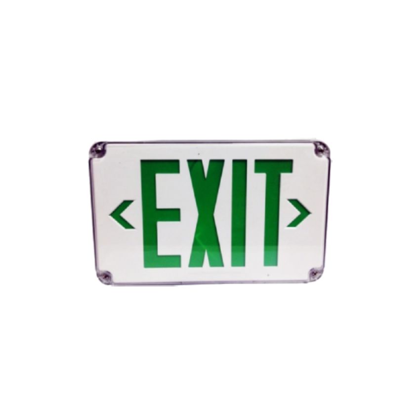 Waterproof Exit Sign w/ Battery Back Up