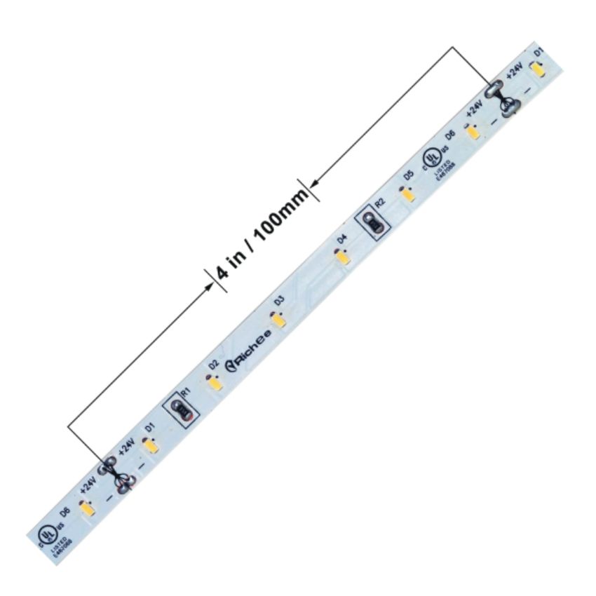 2W/ft Accent UL LED Strip SMD3014 60/m 16'-RCH