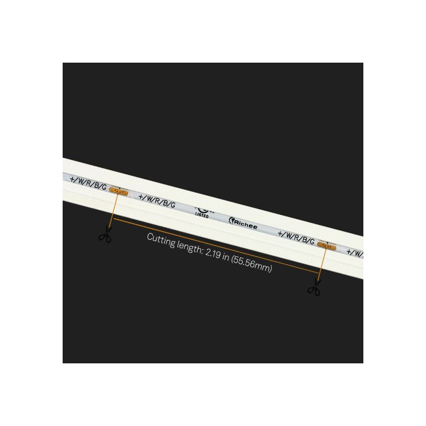 4.4W/ft RGBW Side View Neon Strip 16'-RCH