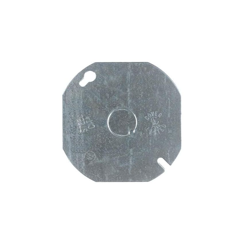 100pcs 4/0 Blank- Octagonal Cover W ½” knockout