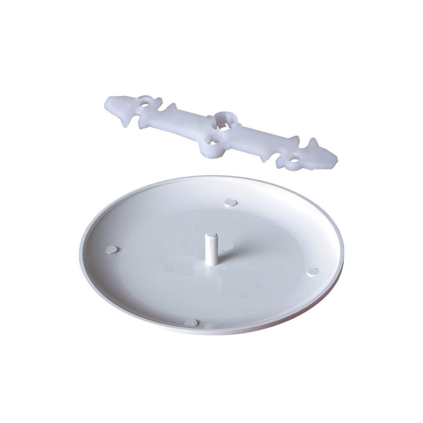 20pcs 3-1/2 to 4-Inch Ceiling Box Cover, White W Bracket