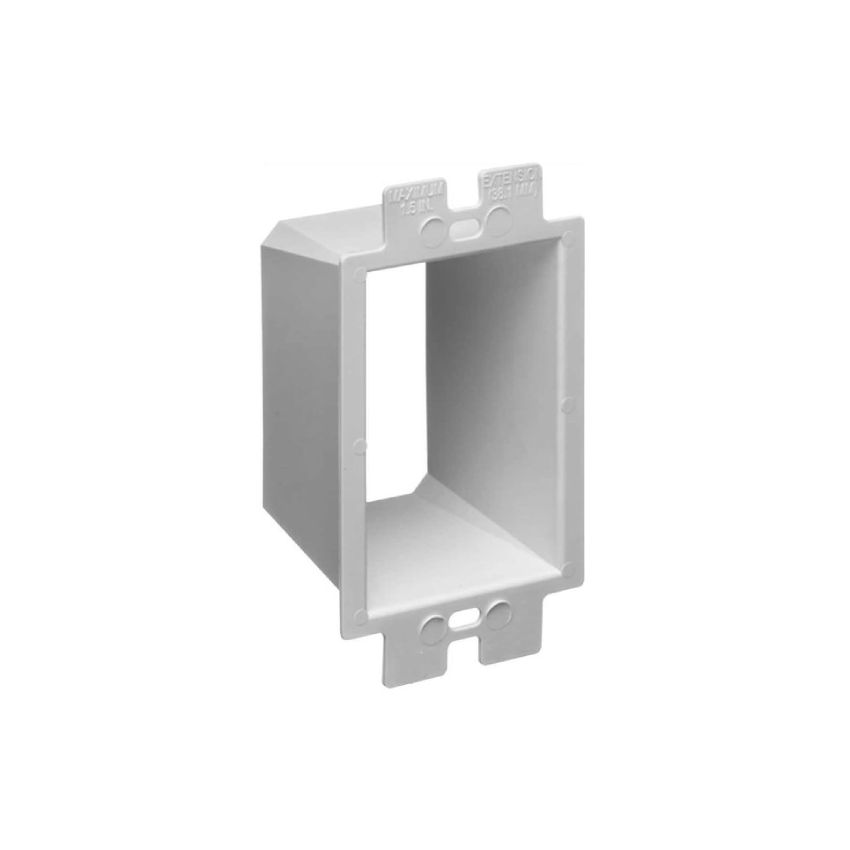 20pcs Single Gang Electrical Outlet Box Extender, White Plastic