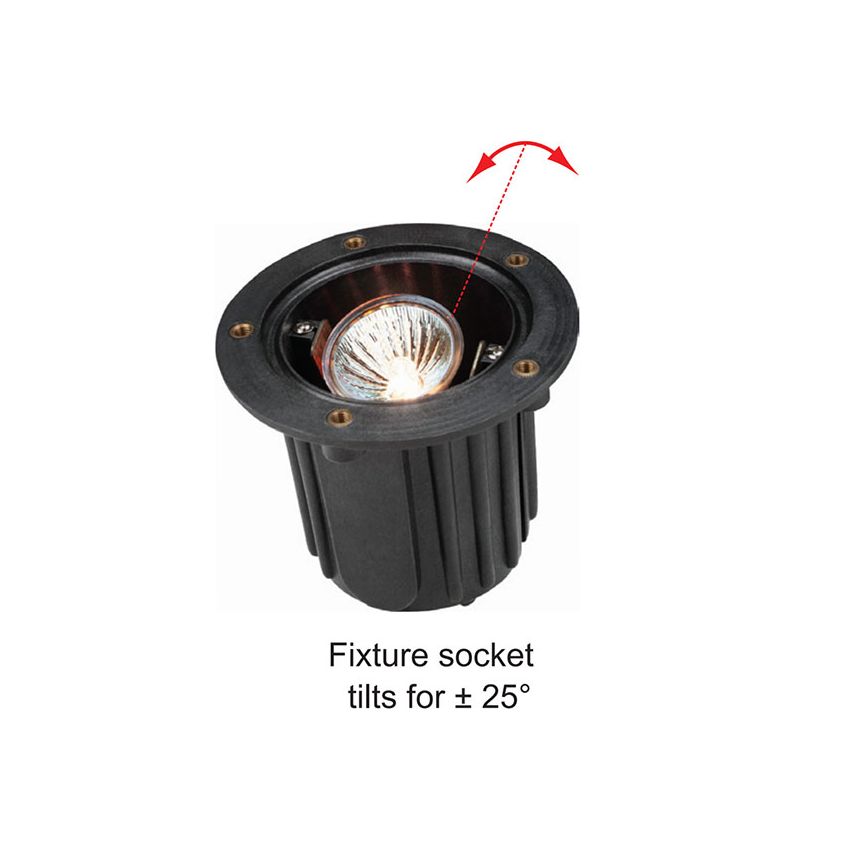 Grill Cover Stainless Steel Adjustable Well Light 218SS-CL