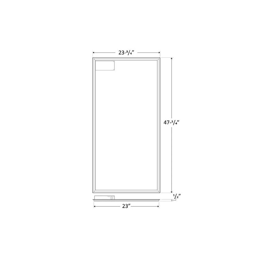 2x4 35W/45W/54W Tri-Color Frame Panel Light-WST