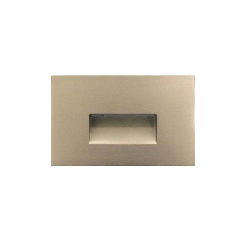 2W 120V Single Gang Integrated LED Angle Step Light-WST-brushed-nickel-5000k