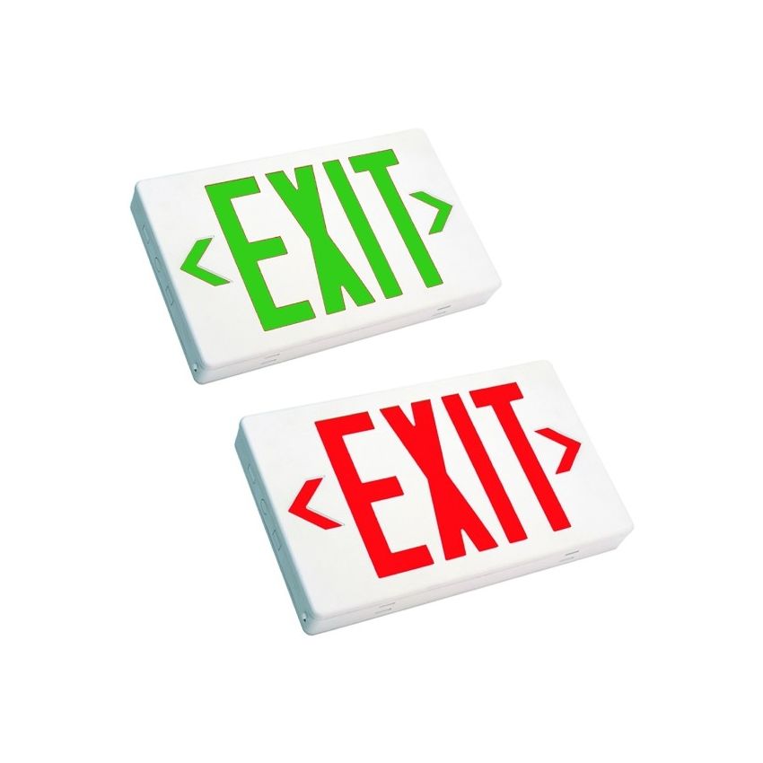 LED Exit Sign w/ Battery Back Up