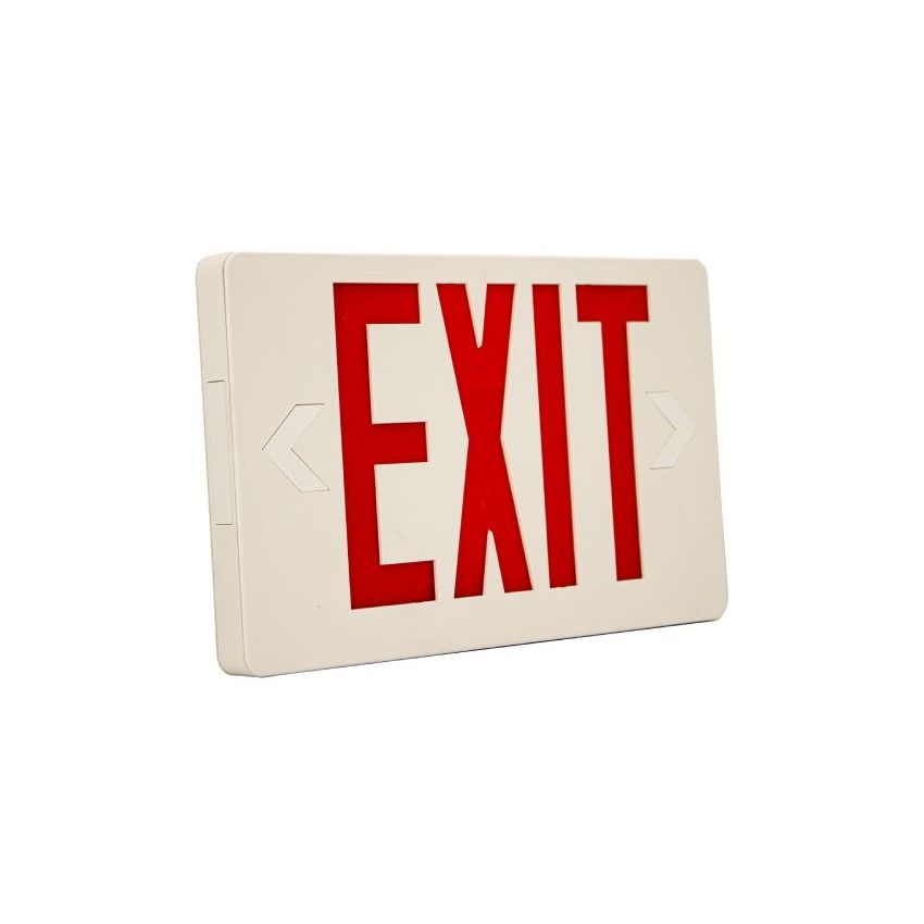 Super Slim Exit Sign  w/ Battery Back Up